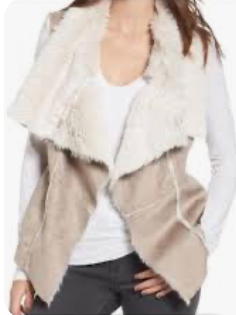 Daytrip Faux-Shearling Vest M